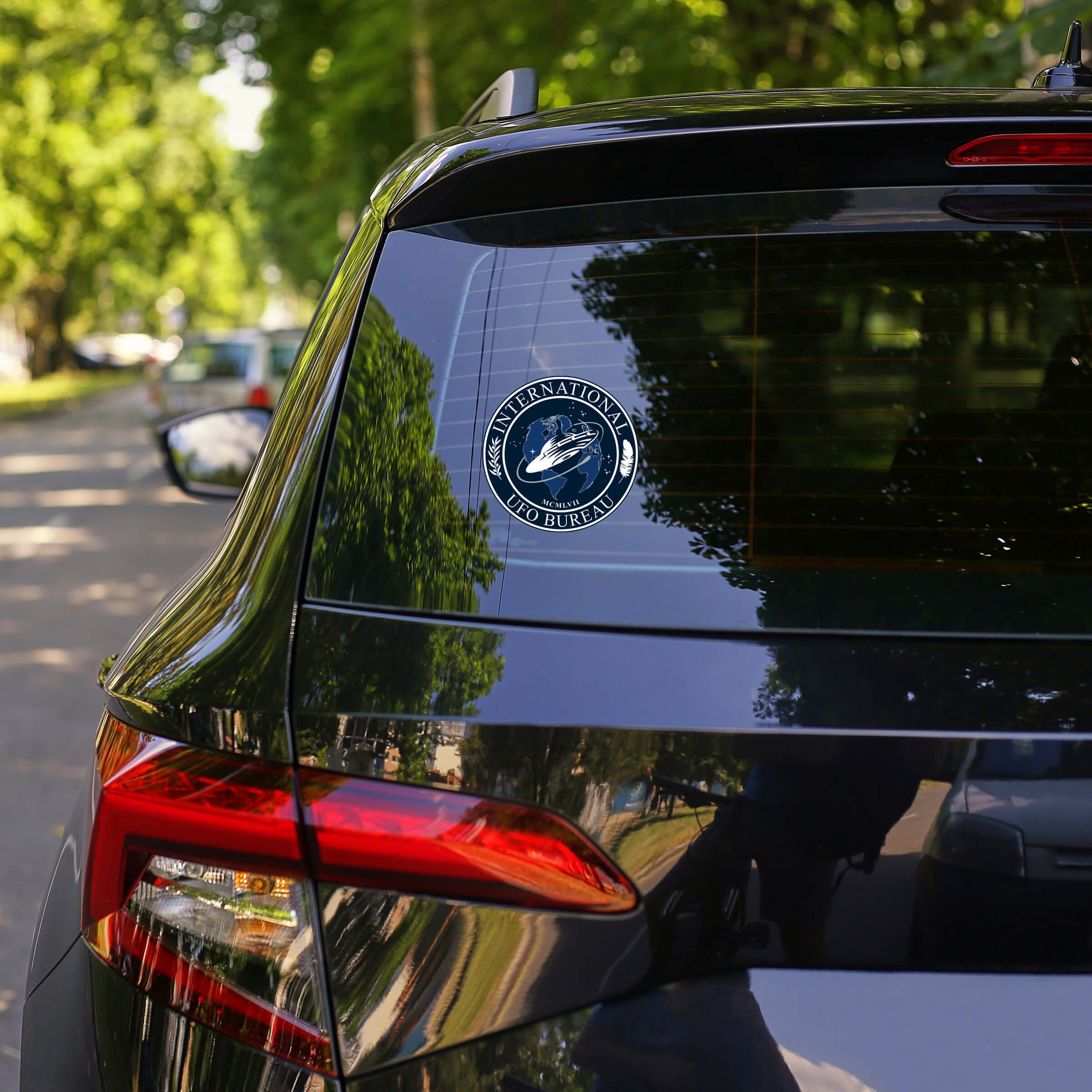 IUFOB Car Window Decal