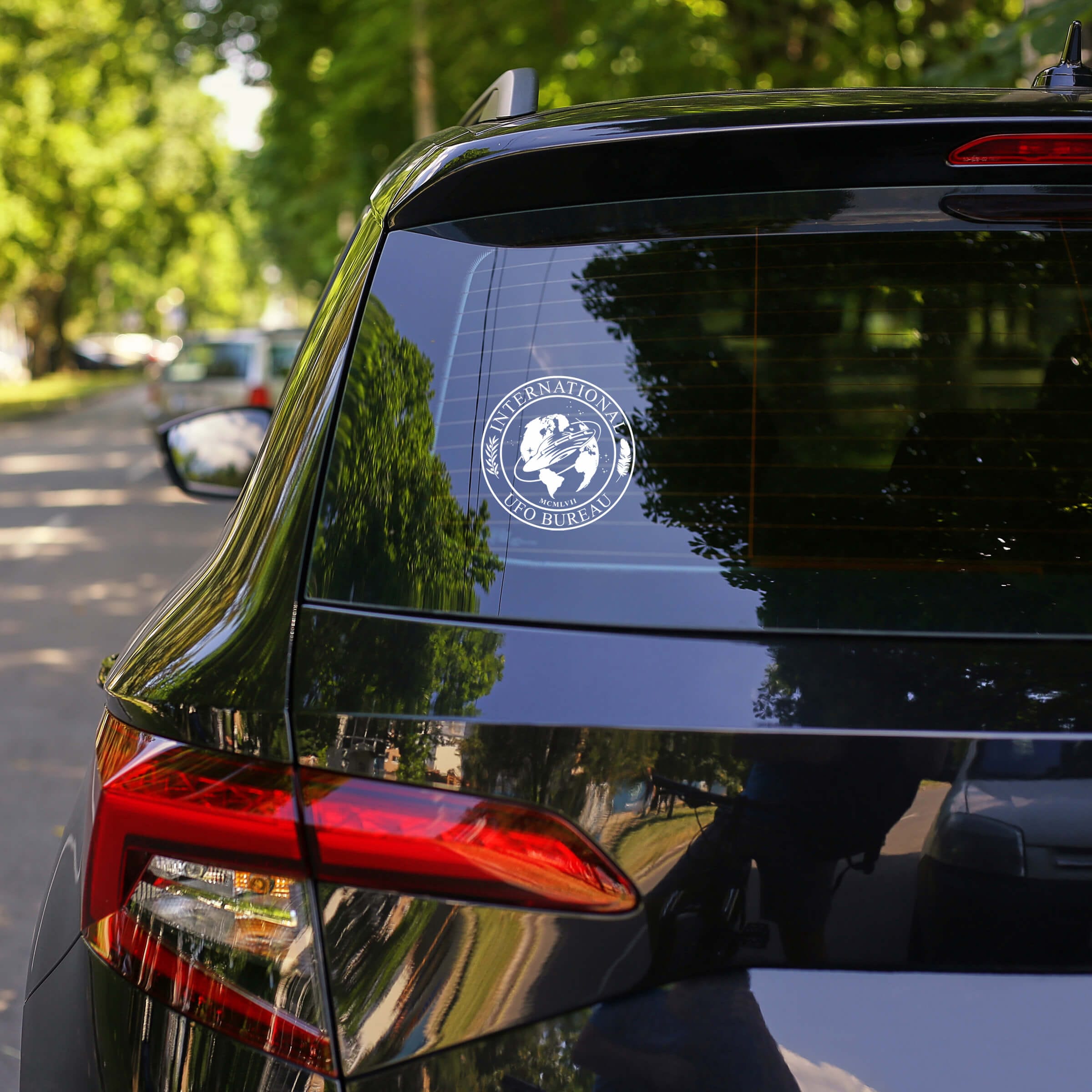 IUFOB Car Window Decal