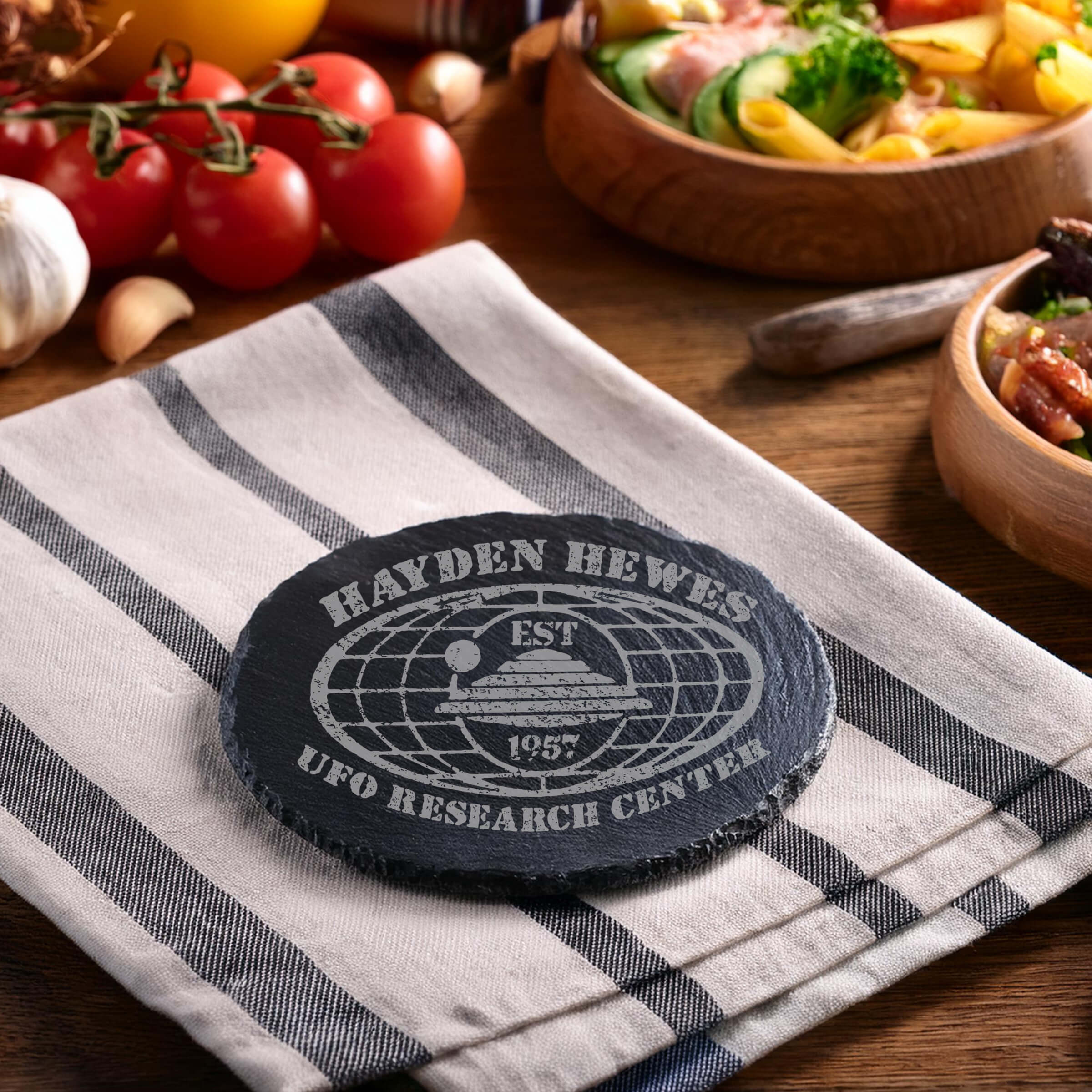 IUFOB Chiseled Edge Slate Coasters