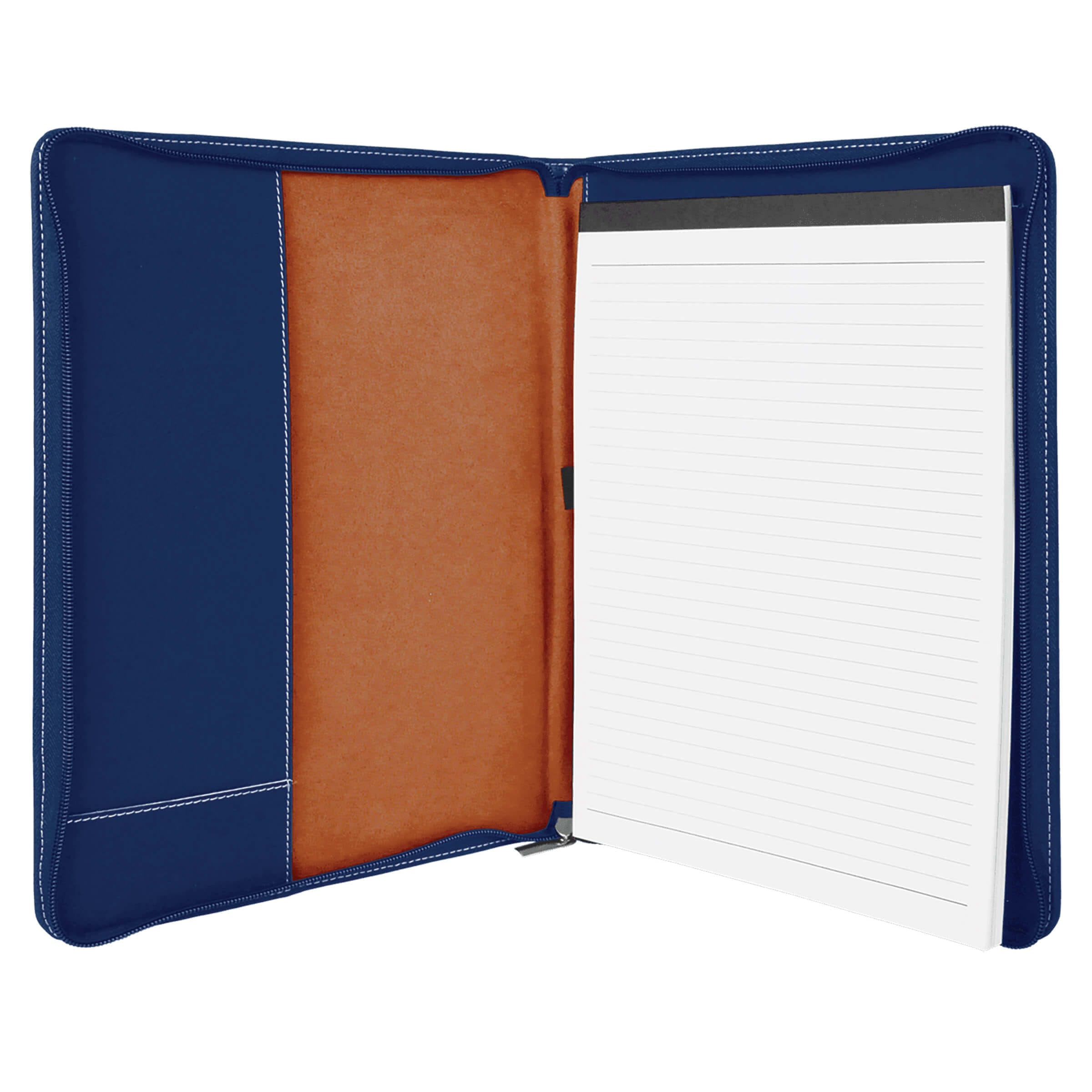 IUFOB 9 1/2" x 12" Leatherette Portfolio with Notepad & Zipper