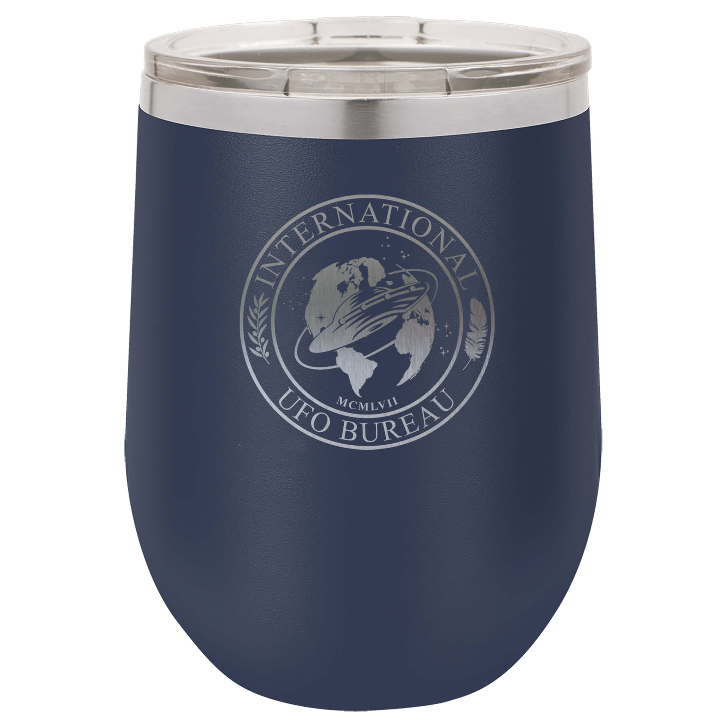IUFOB Logo Insulated Wine Tumbler