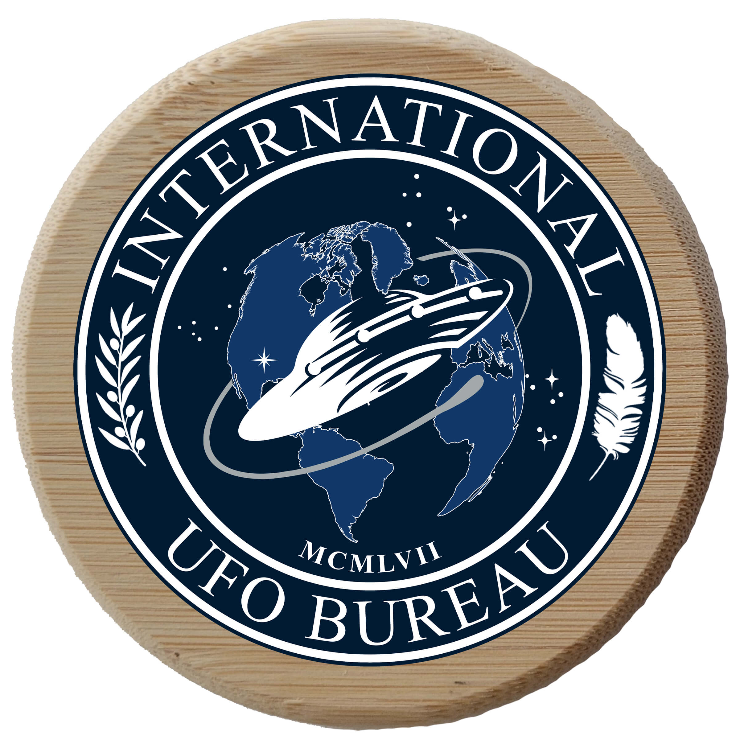 IUFOB Drink Deckel Bierdeckel USA