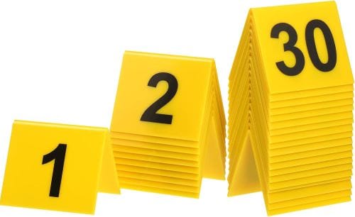 30 Pack Evidence Markers
