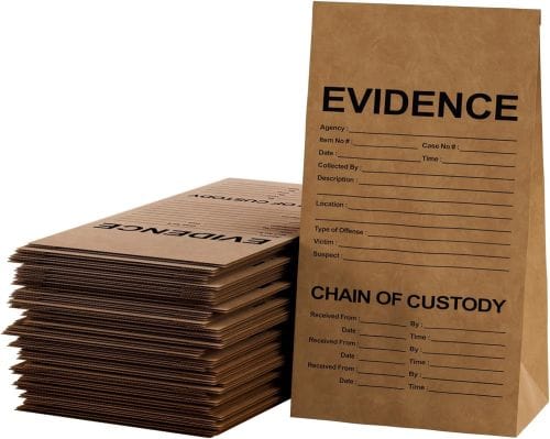 Paper Evidence Bag
